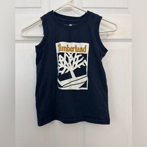 Timberland Kids Black and White Tank Top